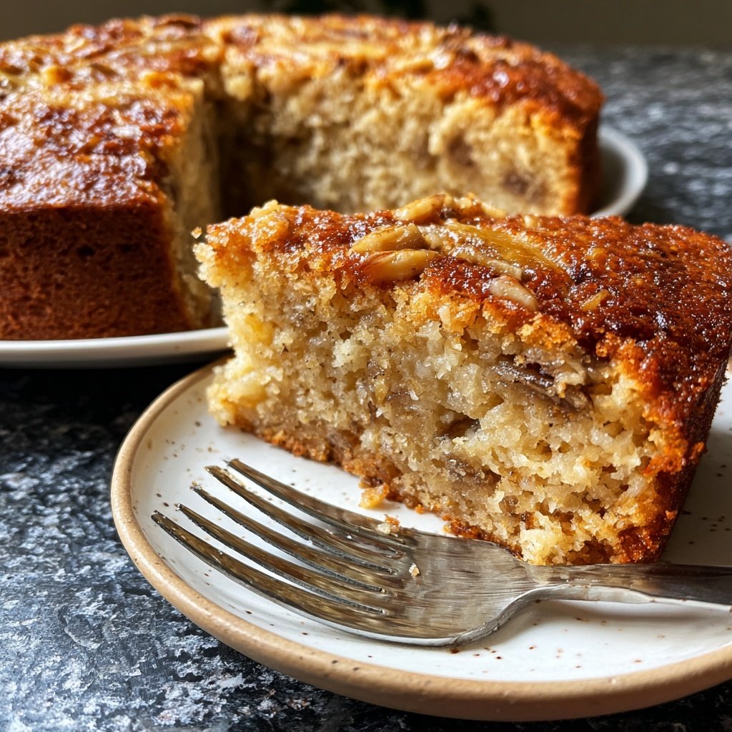 Bananenkuchen mit Vanille