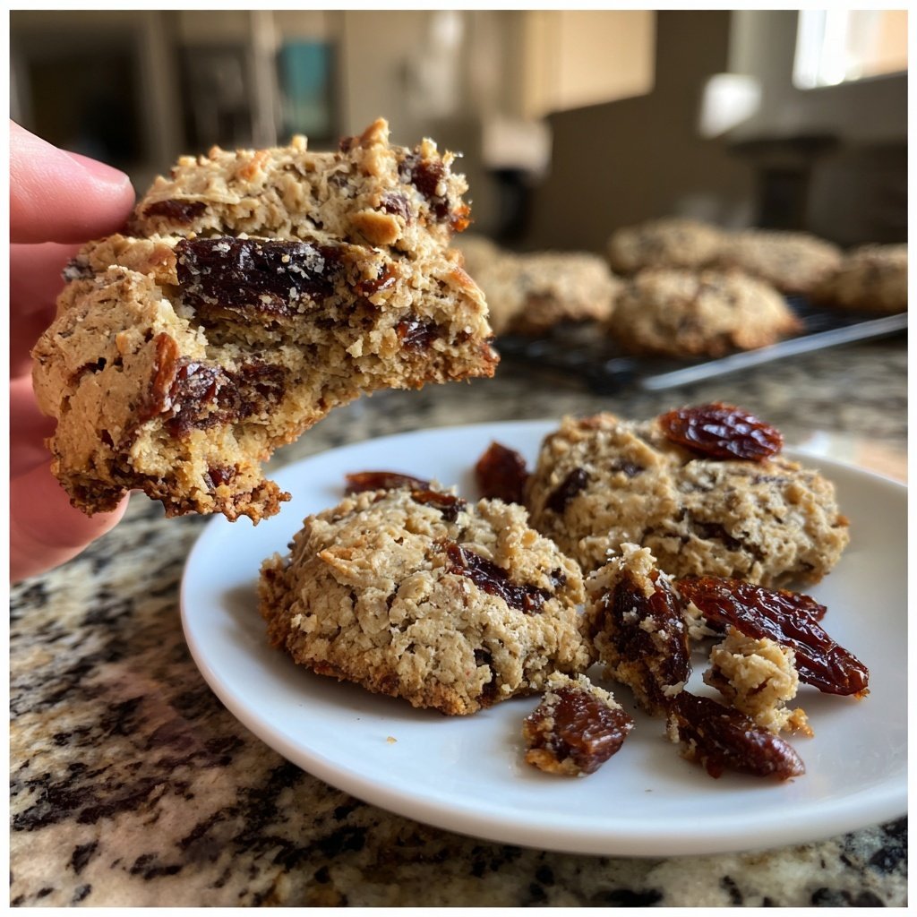 Dattel-Erdnussbutter-Cookies – vegan