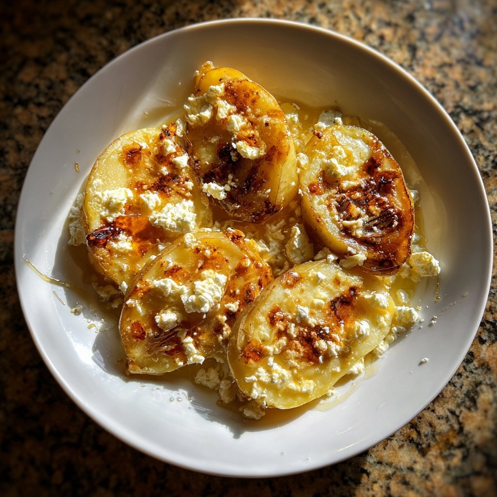 Gefüllte Süßkartoffeln mit Honig und Feta