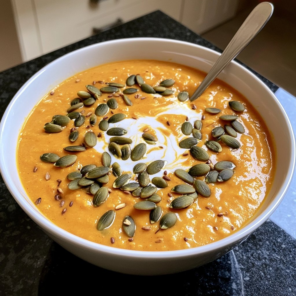 Kürbissuppe für Meal Prep