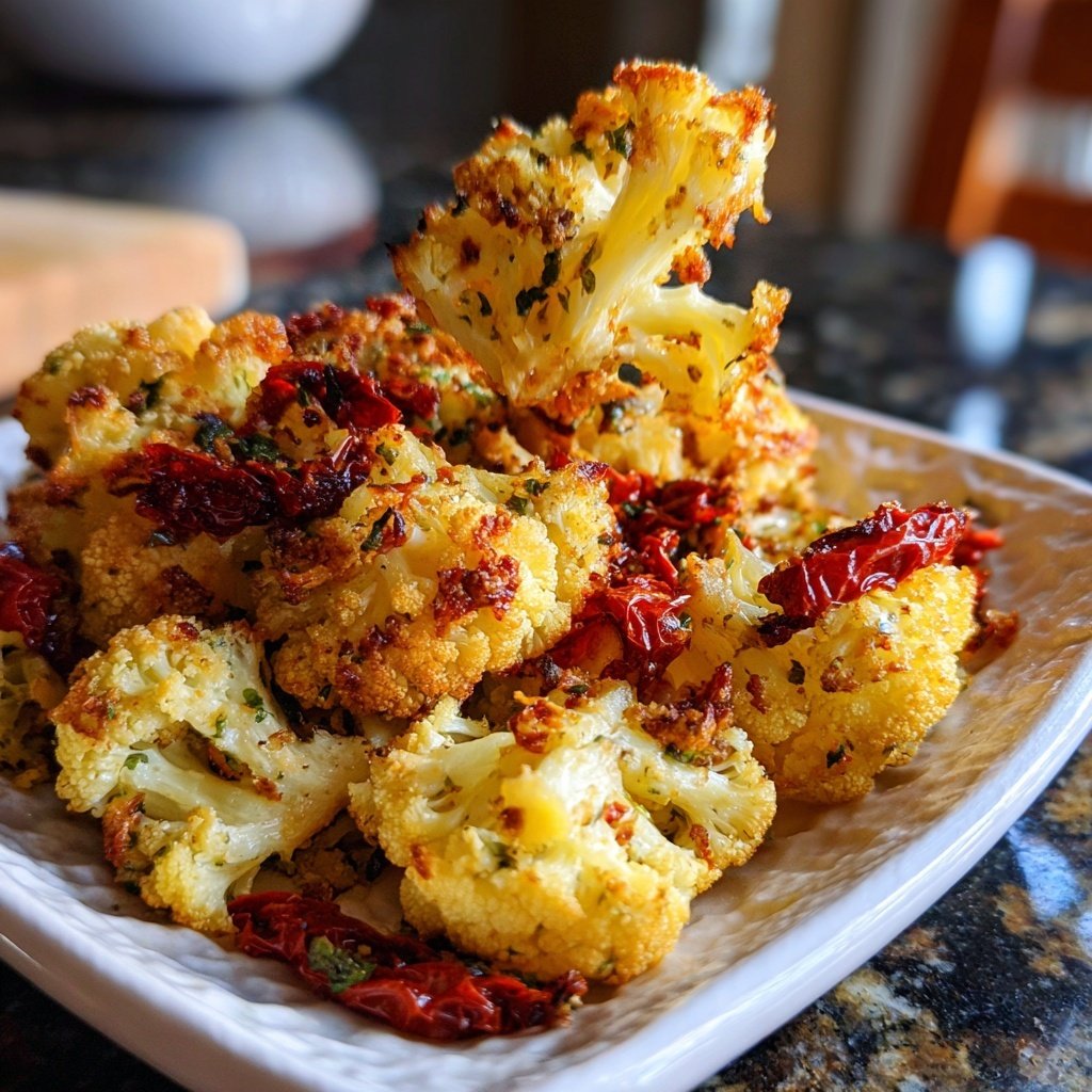 Blumenkohl mit Ofentomaten