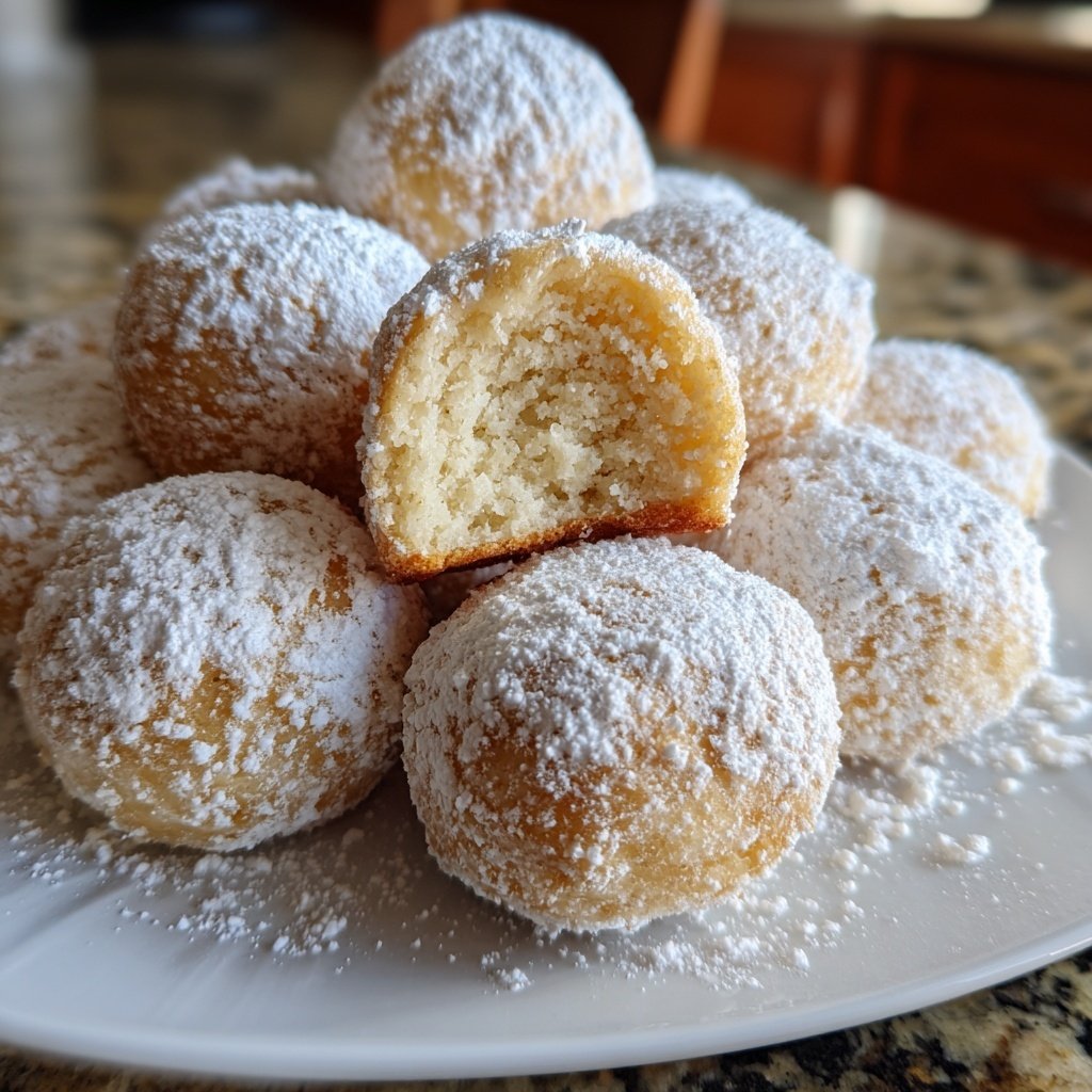 Quarkbällchen süß