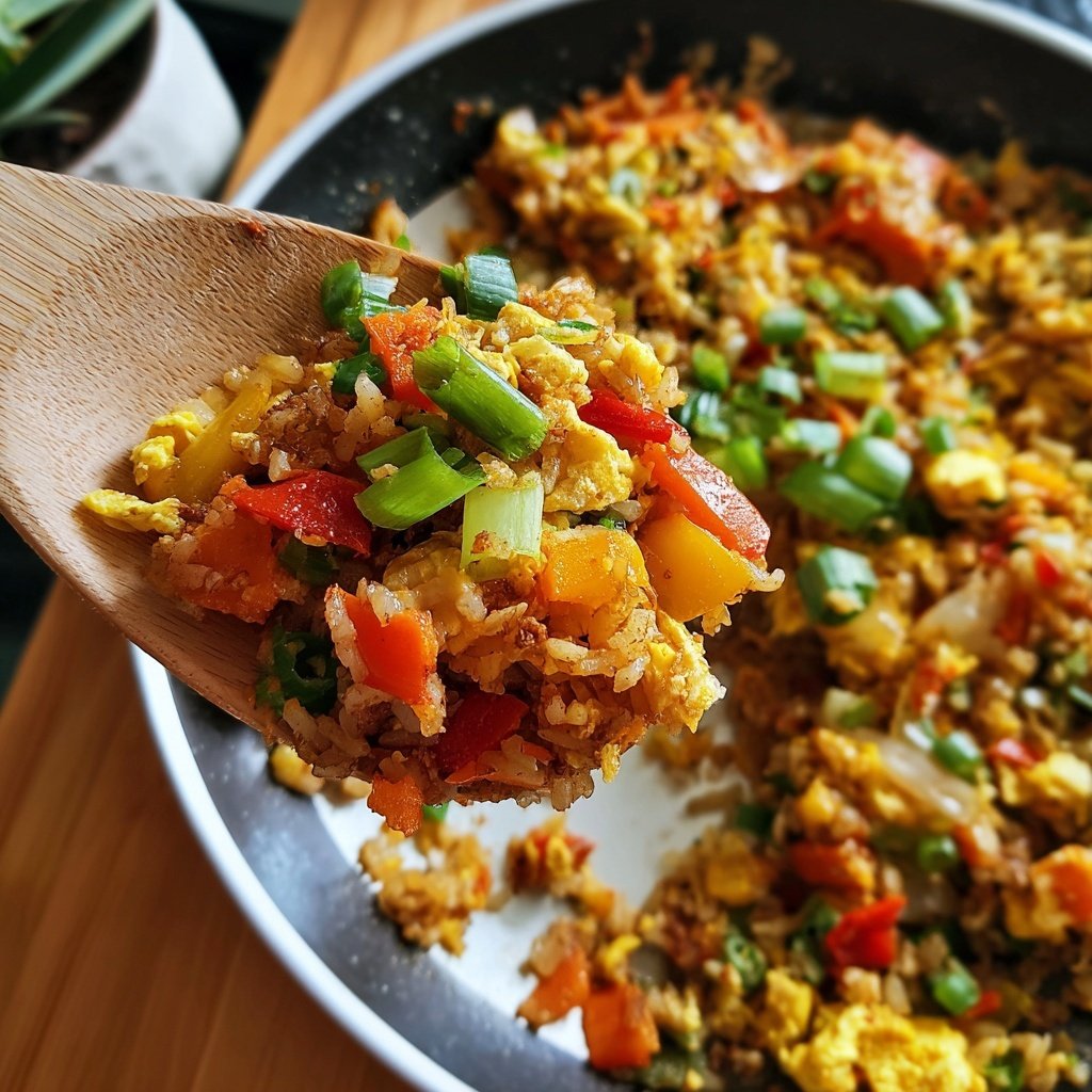 Gebratener Reis mit Gemüse