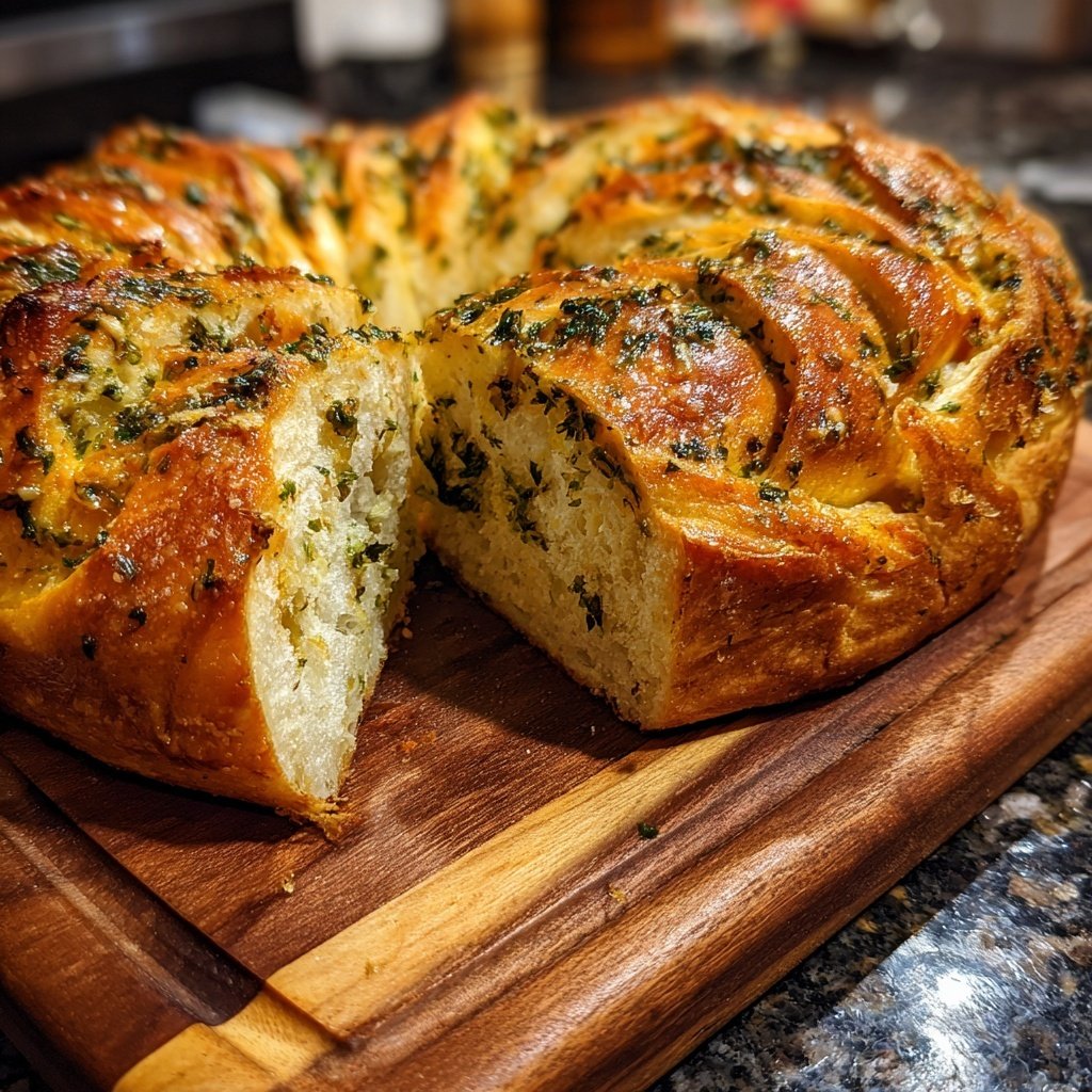 Zupfbrot Mit Kräuterfüllung